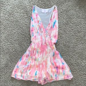 A super cute colorful romper!!